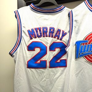Space Jam Tune Squad Bill Murray 22 Basketball Jersey Vintage Men  XXLarge
